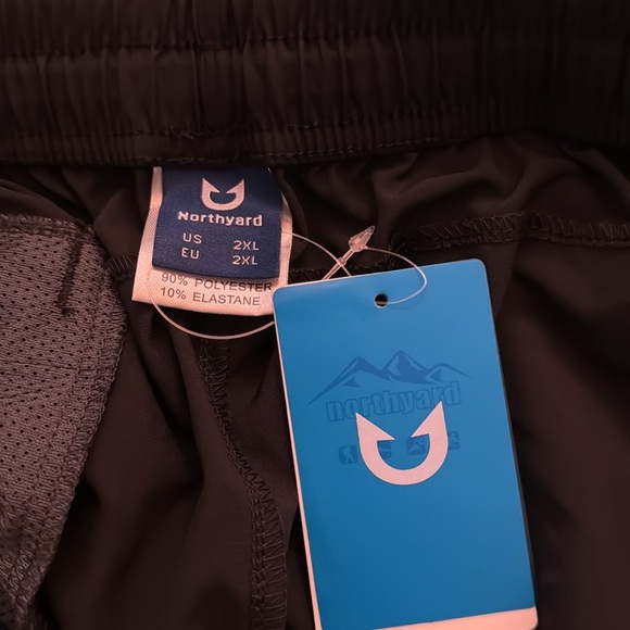 NWT Northyard Men’s Athletic Shorts,Zipper Pockets with Mesh Lining,Quick Dry - Picture 9 of 11